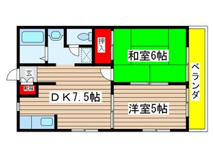 ディアハウスの物件間取画像